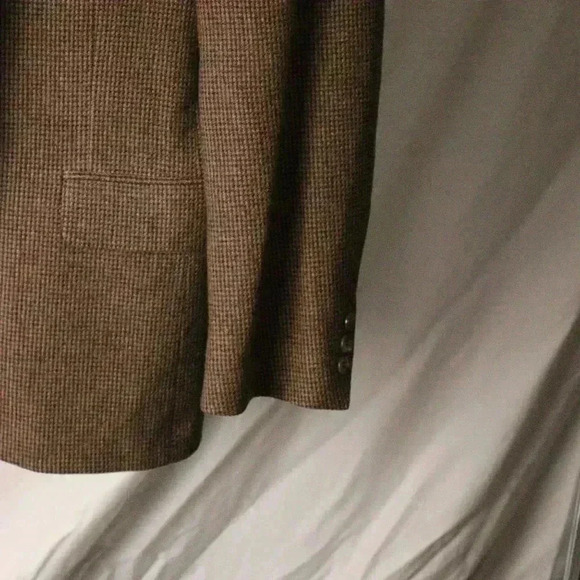 Sports‎ jacket blazer, 100% wool made in the USA, Brown heather mens - Picture 12 of 15